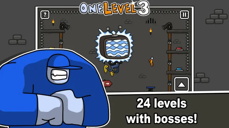 火柴人越狱3游戏(One Level 3: Stickman Jailbreak)v1.6 安卓版 火柴人越狱3游戏(One Level 3: Stickman Jailbreak)v1.6 安卓版