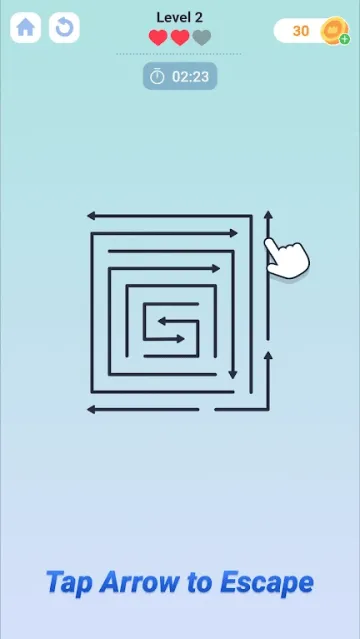 箭头指向拼图游戏(Arrow Out)